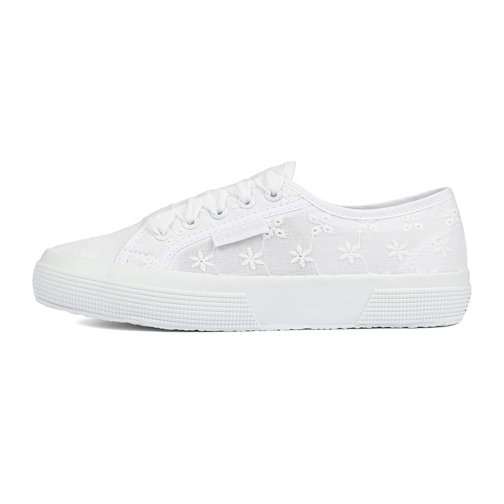 Superga 2750 Flower Sangallo Total White