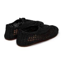 Superga 3021 Crochet Ballerina Black