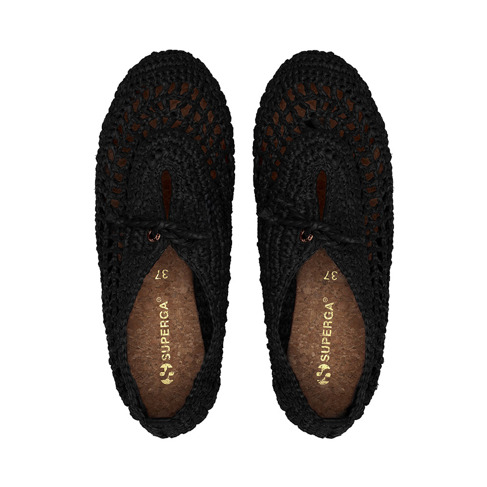 Superga 3021 Crochet Ballerina Black