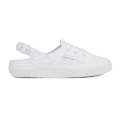 Superga 2933 Sling Back Flower Sangallo Total White