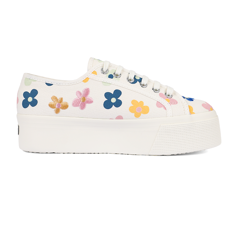 Superga 2790 futz Rainbow Stripe Platform