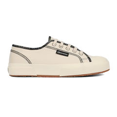 Superga 2294 Drill Overlock Stitching Raw Off White