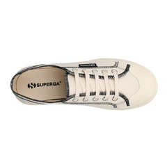 Superga 2294 Drill Overlock Stitching Raw Off White