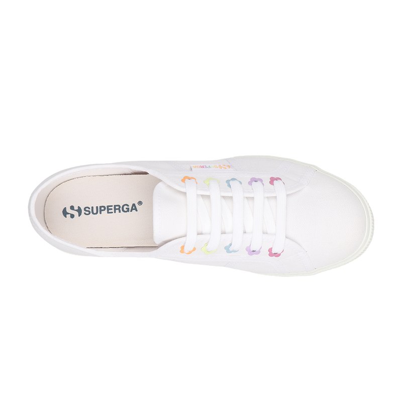 Superga 2950 Flower Eyelets White Multicolor