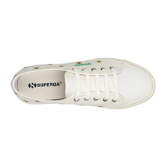 Superga 2750 Embroidery Linen Sunflower White Avorio