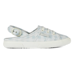 Superga X Drea Chong 2933 Sling Back Print Blue Check