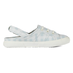 Superga X Drea Chong 2933 Sling Back Print Blue Check
