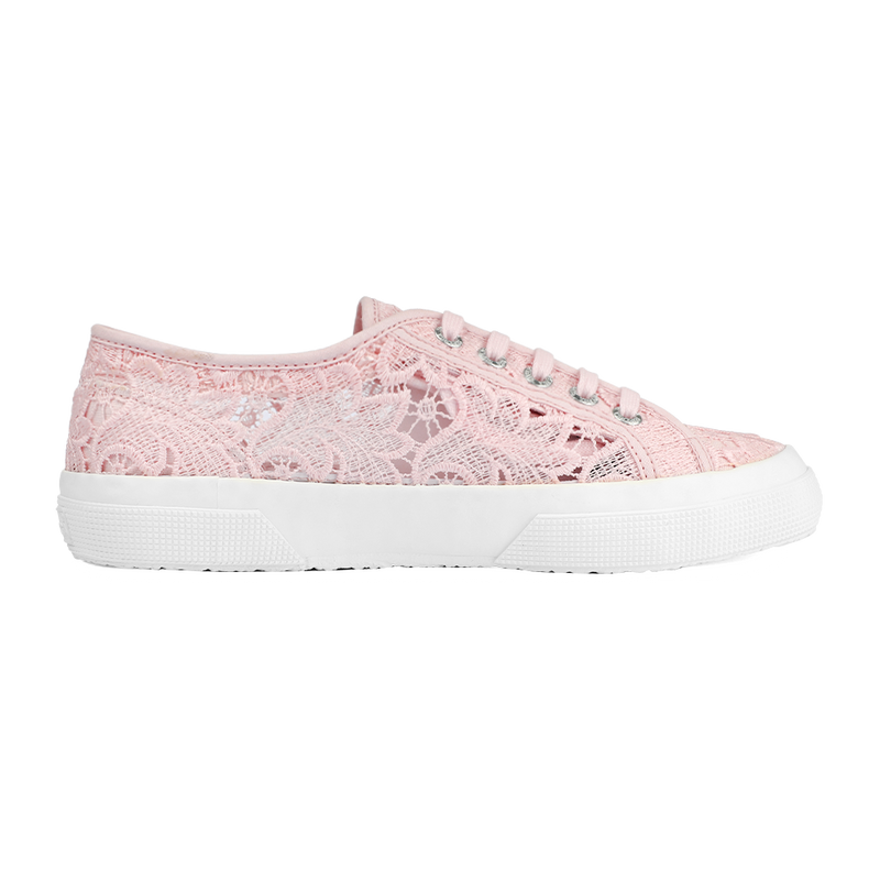 Superga 2750 Macrame Pink Ish Full Avorio