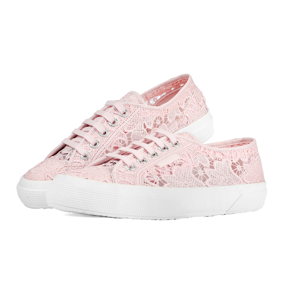 Superga 2750 Macrame Pink Ish Full Avorio