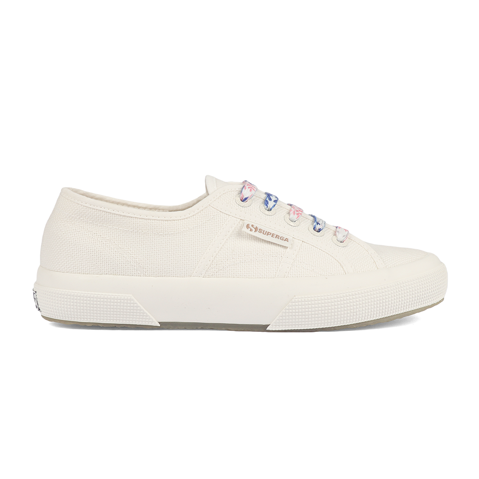 Superga 2750 Jellysole Flowers White Avorio Blue Pink