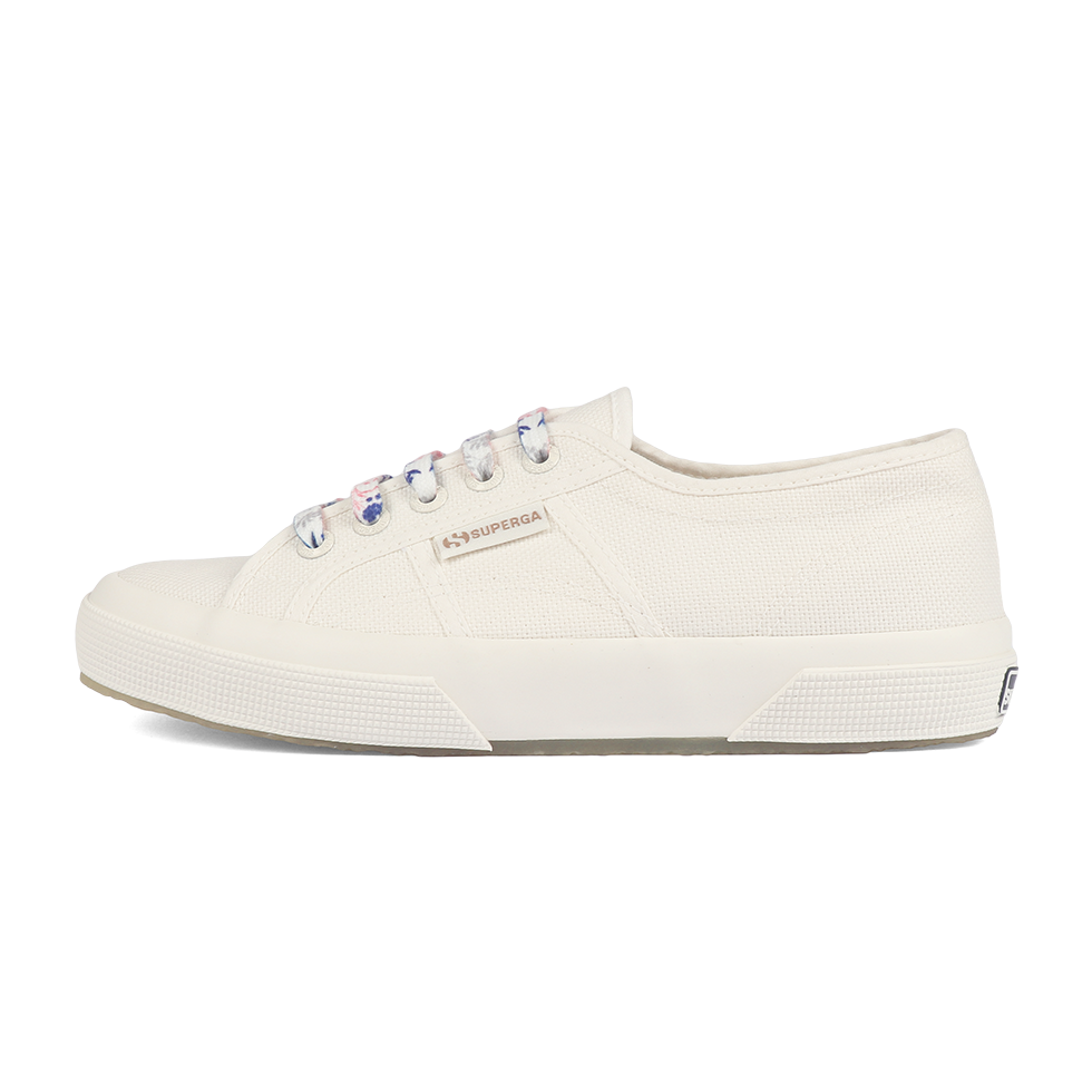 Superga 2750 Jellysole Flowers White Avorio Blue Pink