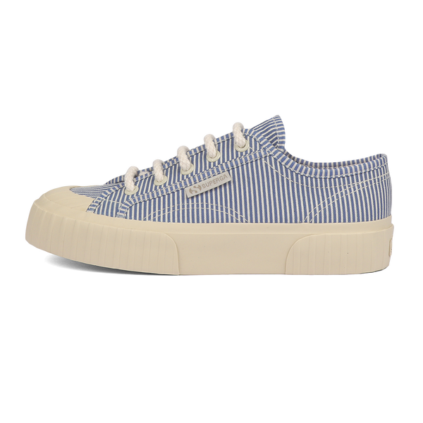 Superga x Drea Chong 2630 Stripe Cobalt Blue