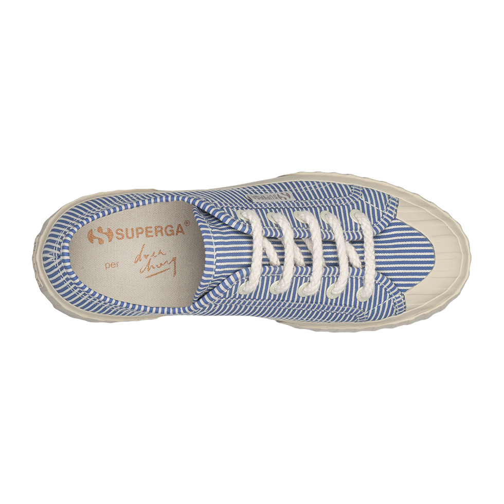 Superga x Drea Chong 2630 Stripe Cobalt Blue