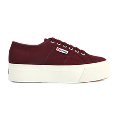 Superga 2790 Flatform Red Bordeaux Full Avorio