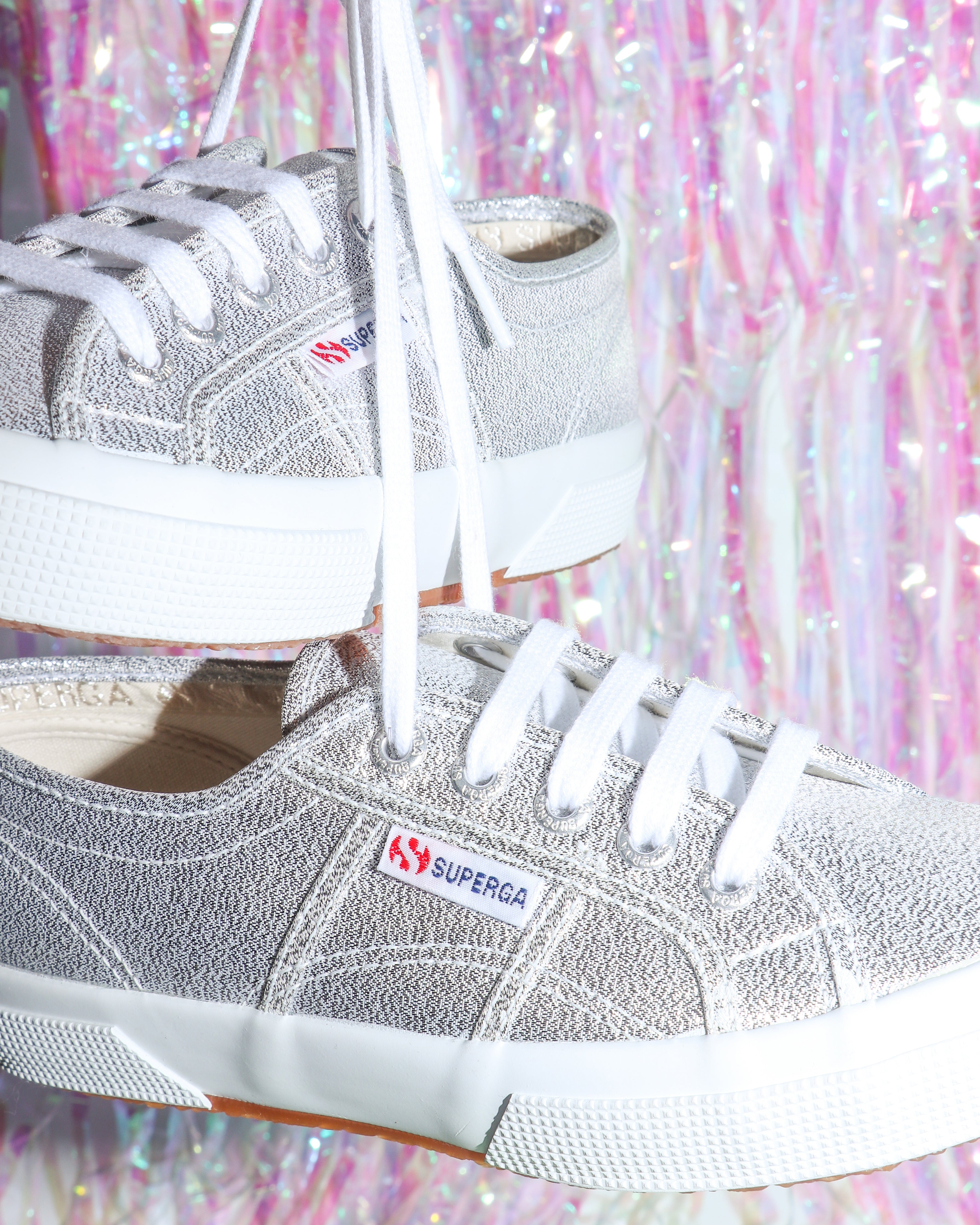 Superga 2750 Lamé Silver