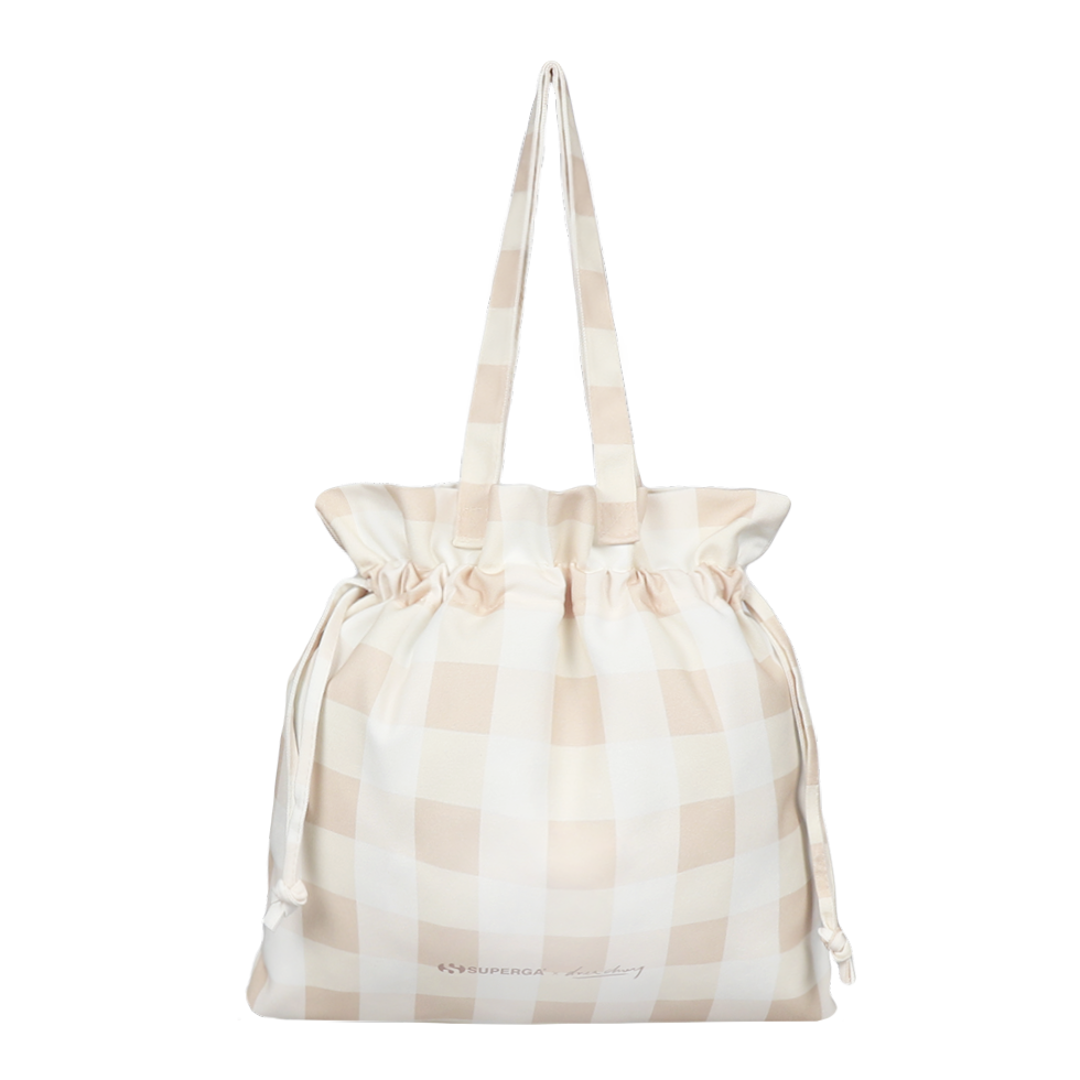 Superga X Drea Chong Drawstring Bag Beige