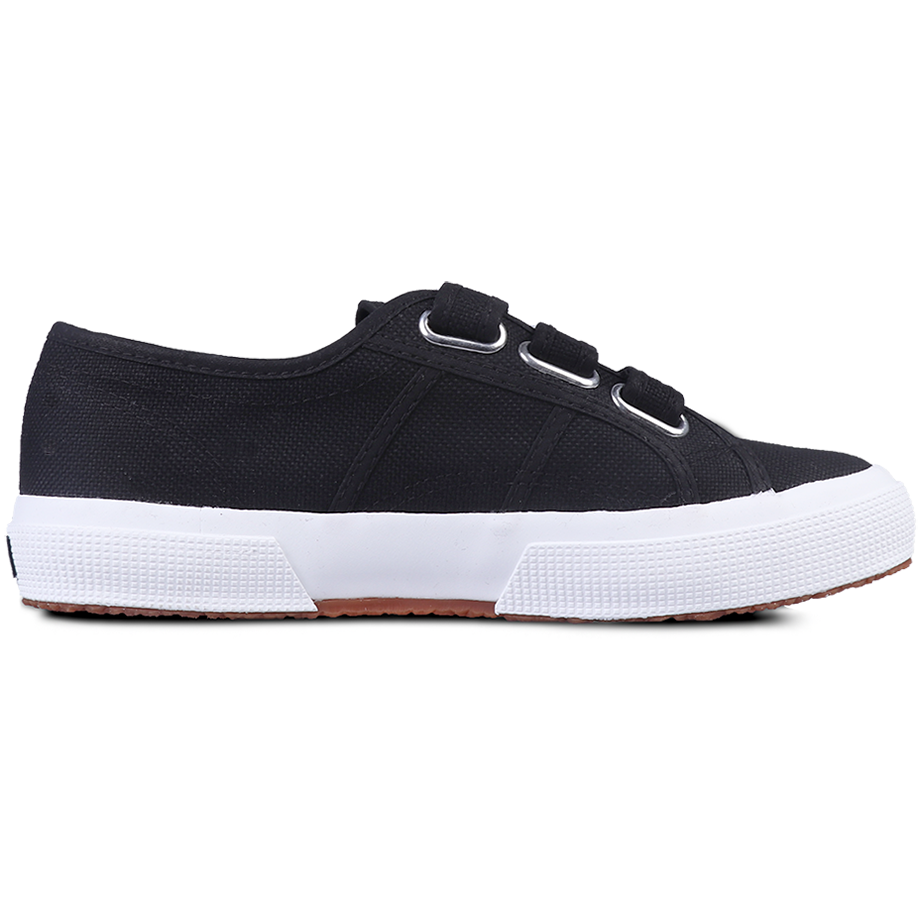 Superga Strap Black Full White Superga Singapore