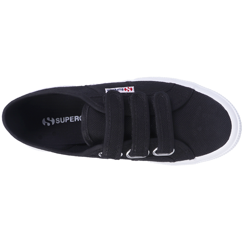 Superga 2025 velcro black