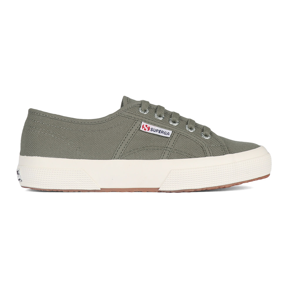 Superga Classic 2750 Green Safari Full Avorio