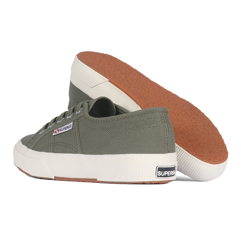 Superga Classic 2750 Green Safari Full Avorio