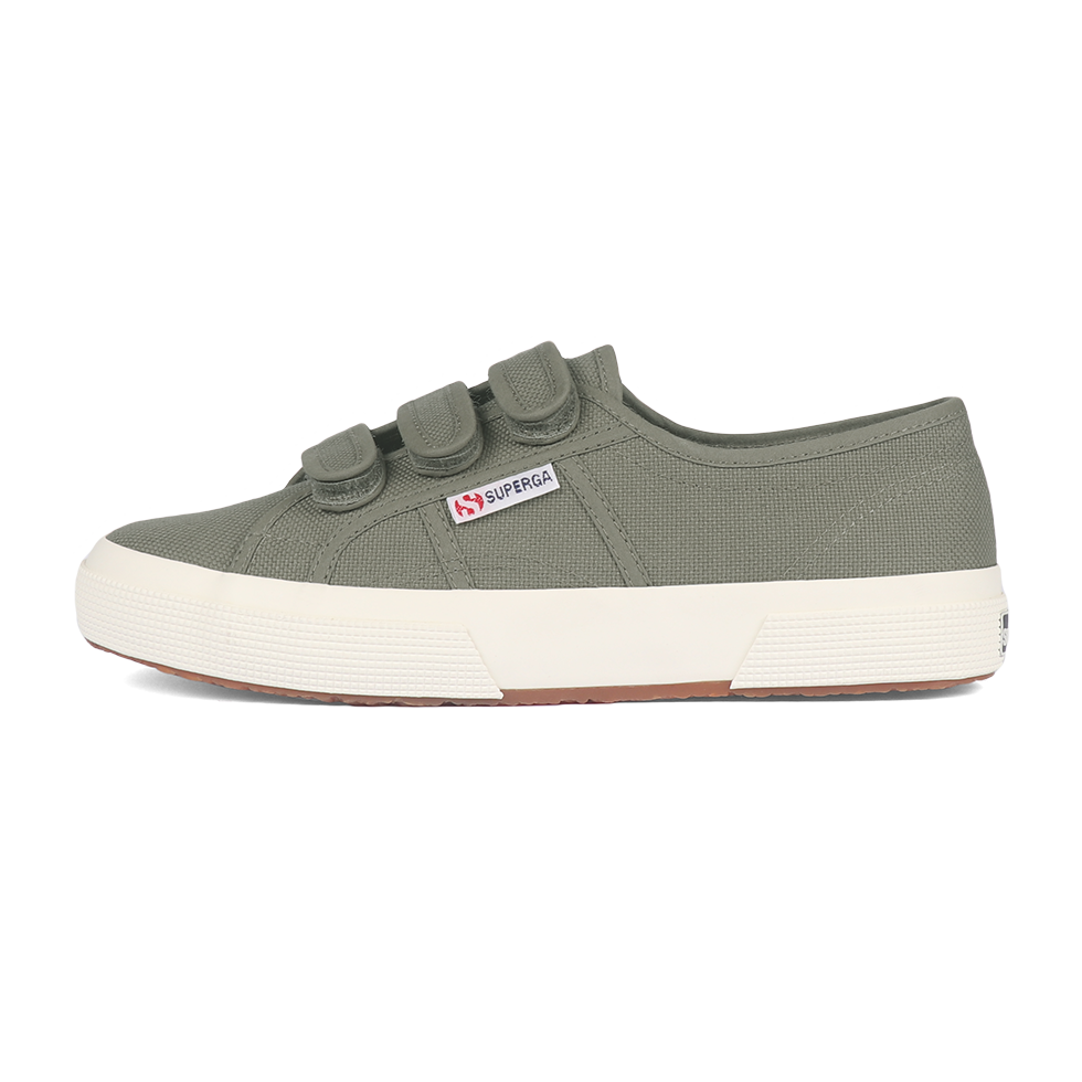 Superga Strap Green Safari Full Avorio