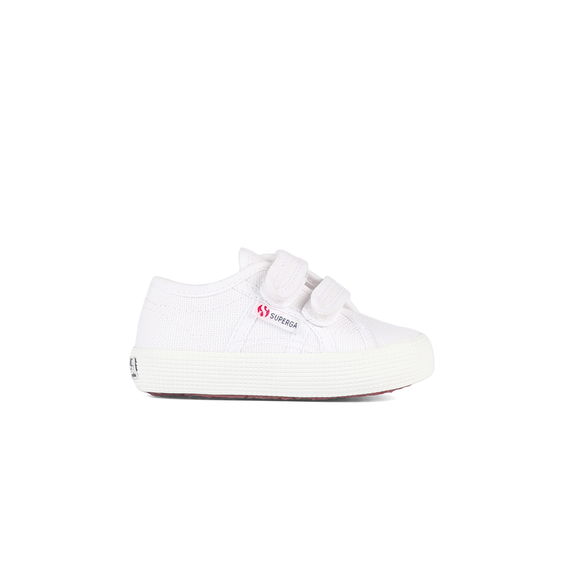 Superga 2025 white velcro