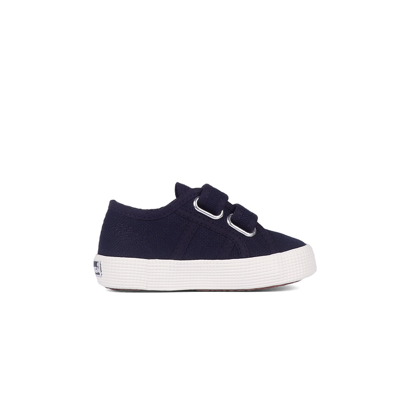 Superga Junior Strap Blue Navy Full Avorio