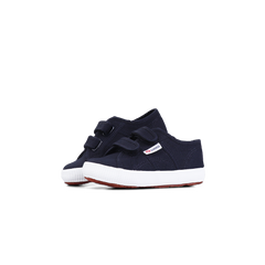 Superga Junior Strap Navy Full White