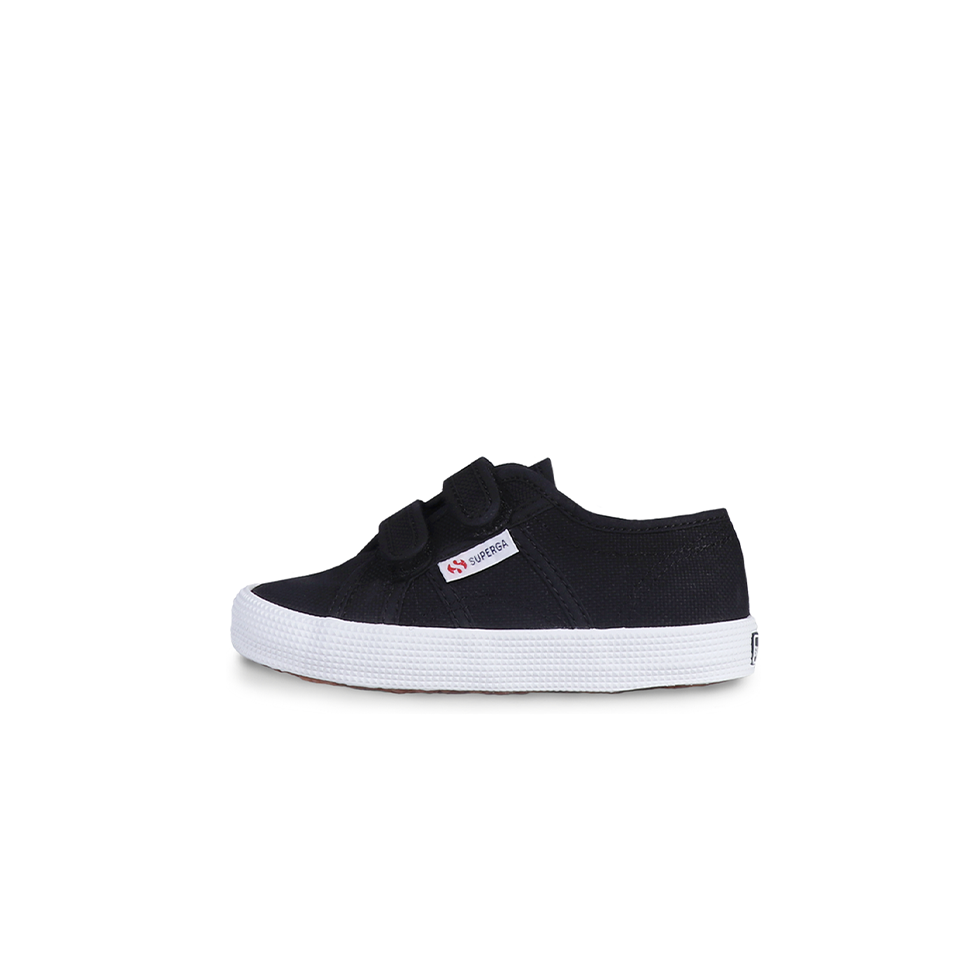 Superga Junior Strap Black-Full White