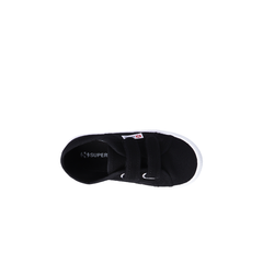 Superga Junior Strap Black-Full White