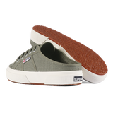 Superga 2402 Mule Green Safari Full Avorio