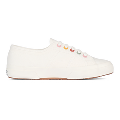 Superga 2750 Rainbow Eyelets White Avorio Groovy