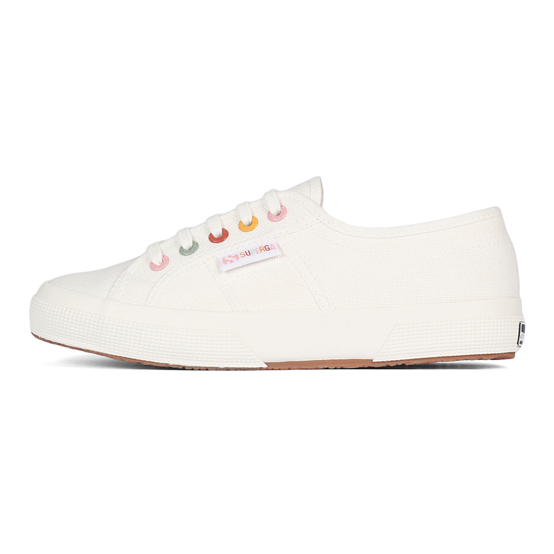 White shoes with rainbow best sale soles