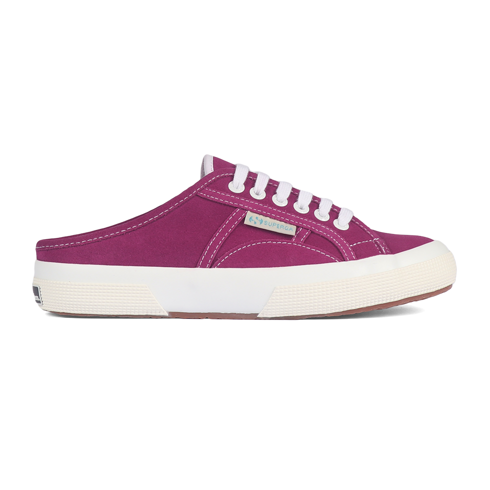 Superga X Motherchuckers 2402 Suede Mule Fuchsia Orchid