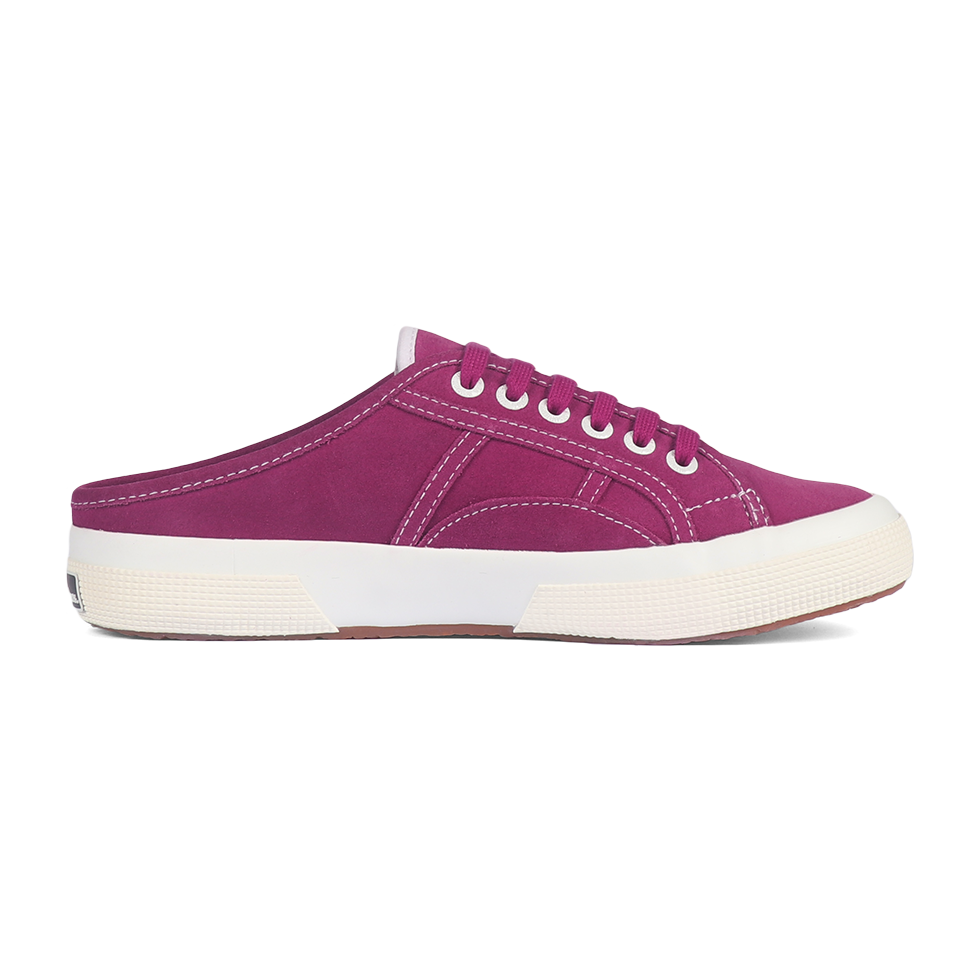 Superga X Motherchuckers 2402 Suede Mule Fuchsia Orchid