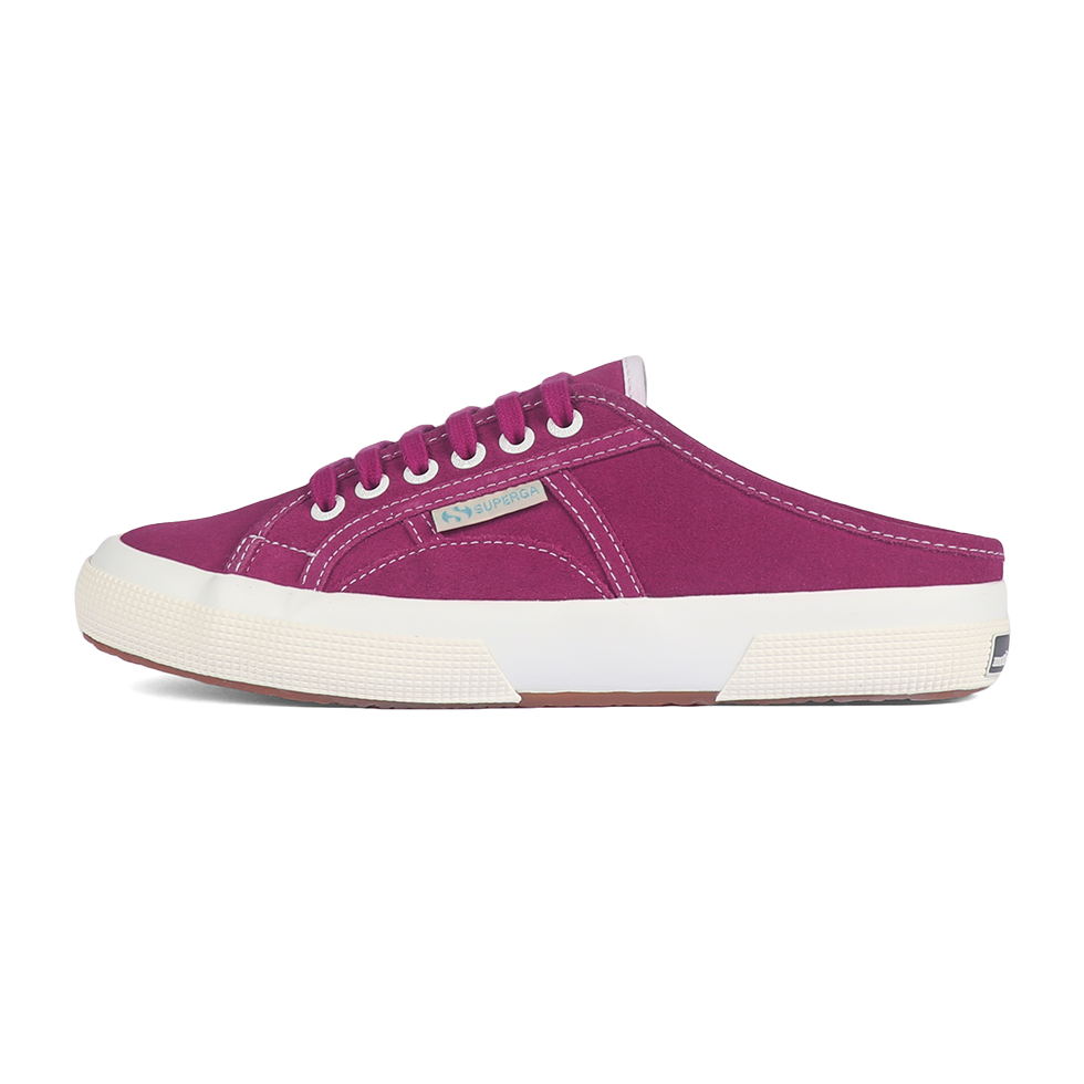 Superga X Motherchuckers 2402 Suede Mule Fuchsia Orchid