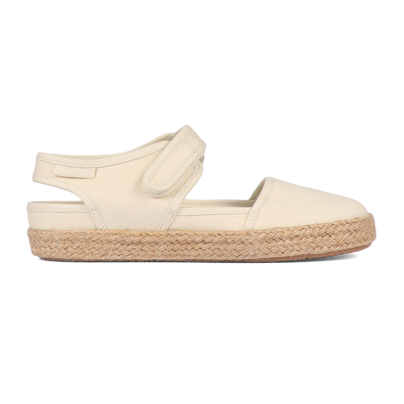White 2025 espadrille sandal