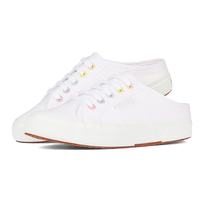 Superga rainbow deals eyelet