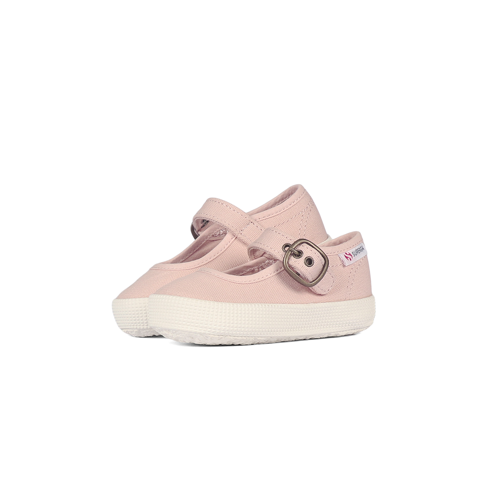 Superga 2452 Junior Mary Jane Pink Skin Full Avorio