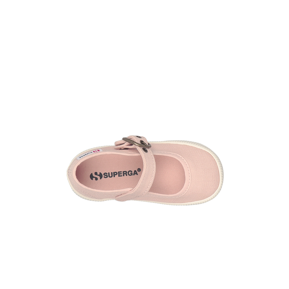 Superga 2452 Junior Mary Jane Pink Skin Full Avorio