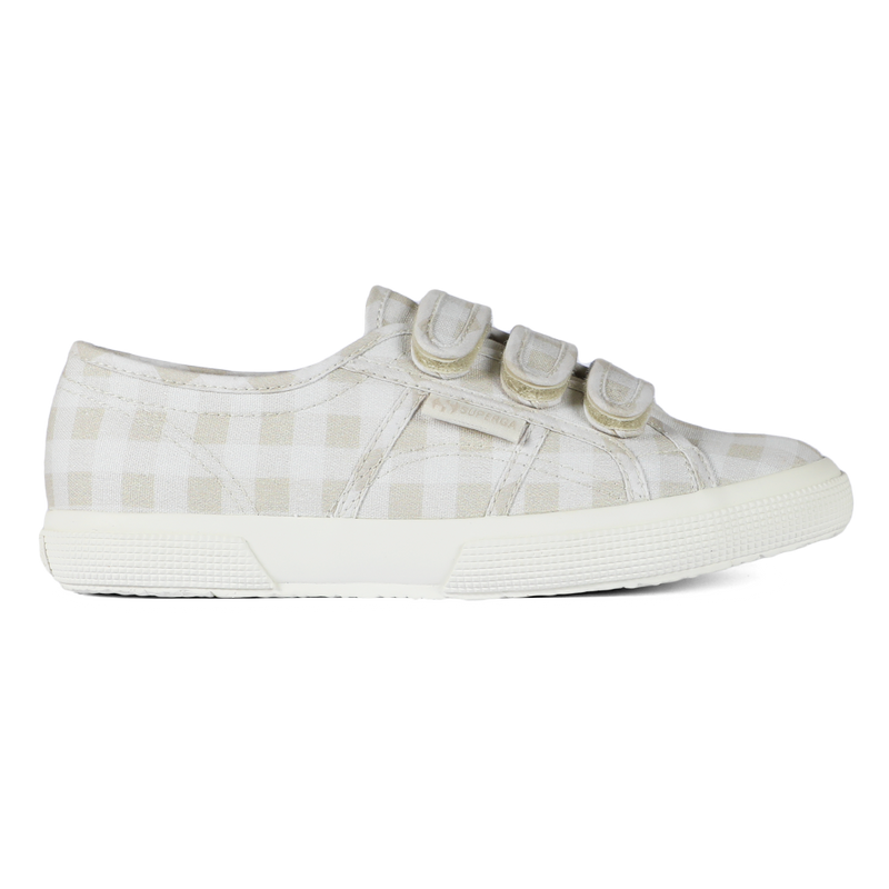 Superga strap best sale white