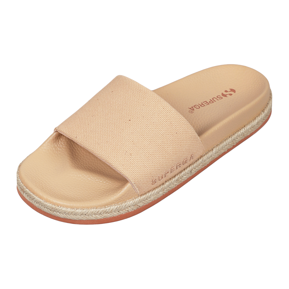 Superga 1908 Slides Organic Rope Mangosteen