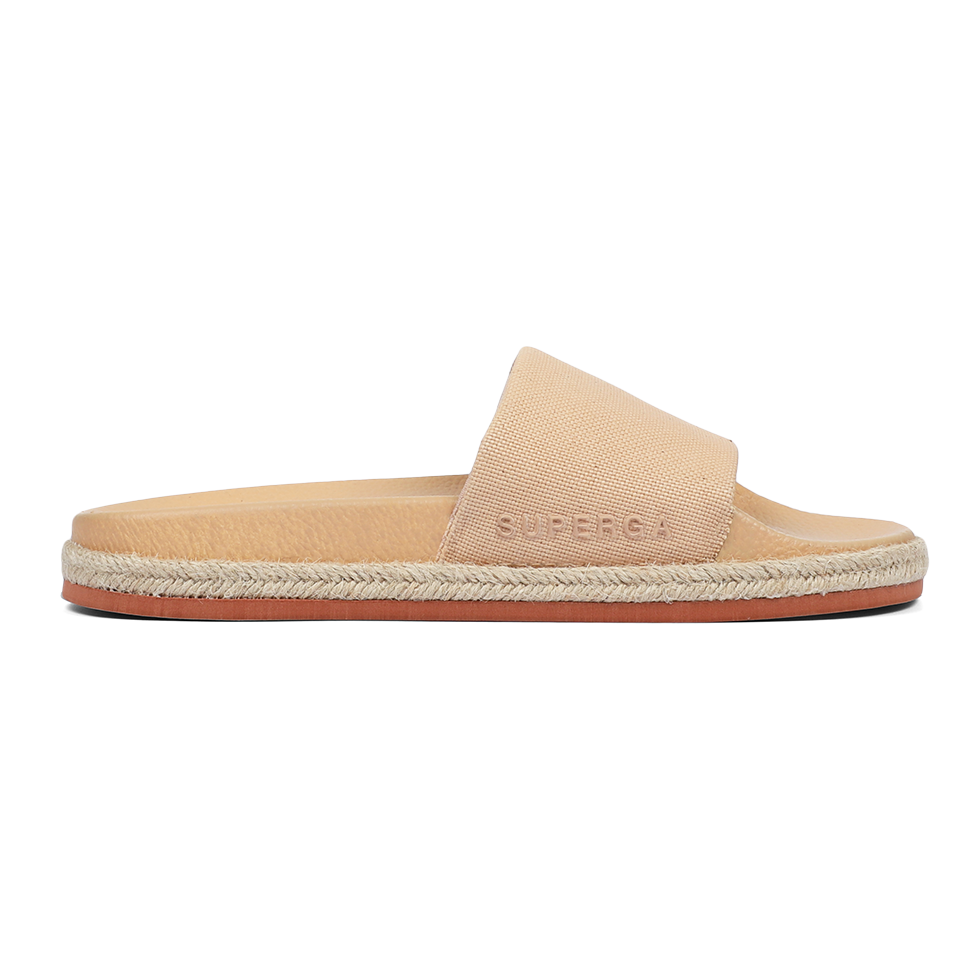 Superga 1908 Slides Organic Rope Mangosteen