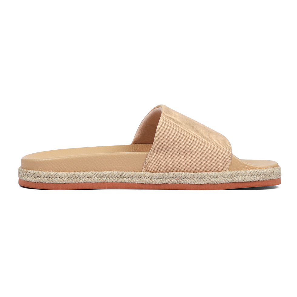 Superga 1908 Slides Organic Rope Mangosteen