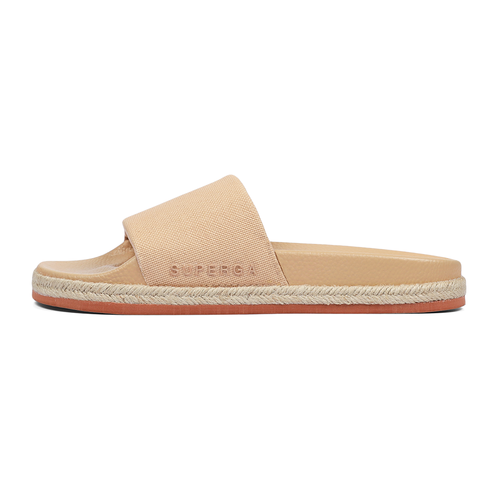 Superga 1908 Slides Organic Rope Mangosteen