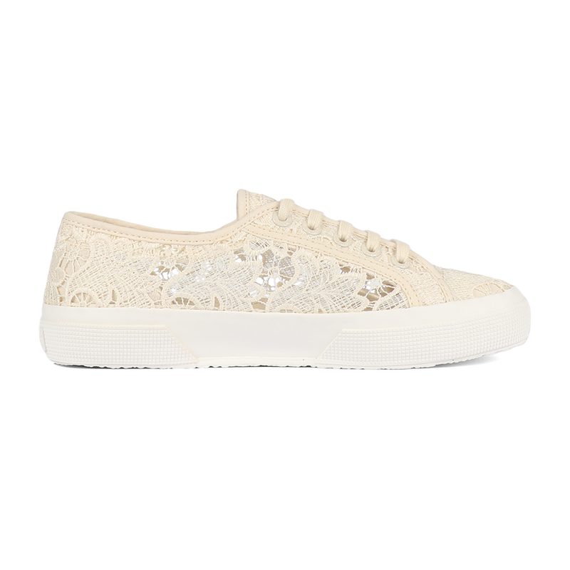 Superga lace sneakers white sales
