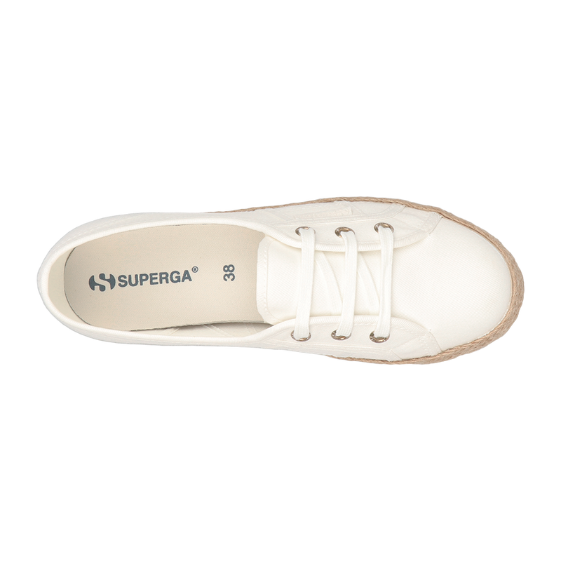 Superga 2345 Ballerina Espadrille Light Beige Gold