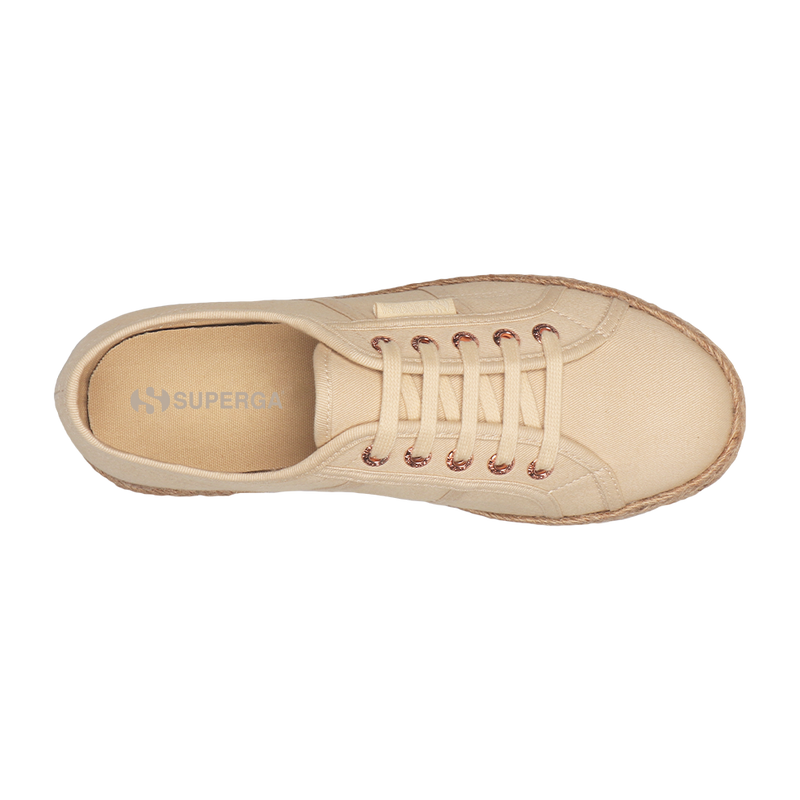 Superga 2750 Espadrille Beige Sand Rose Gold Superga Singapore