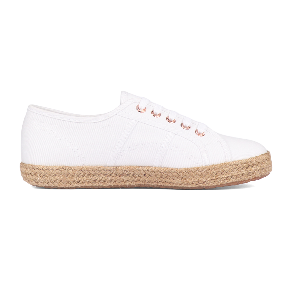 Superga 2750 Espadrille White Rose Gold