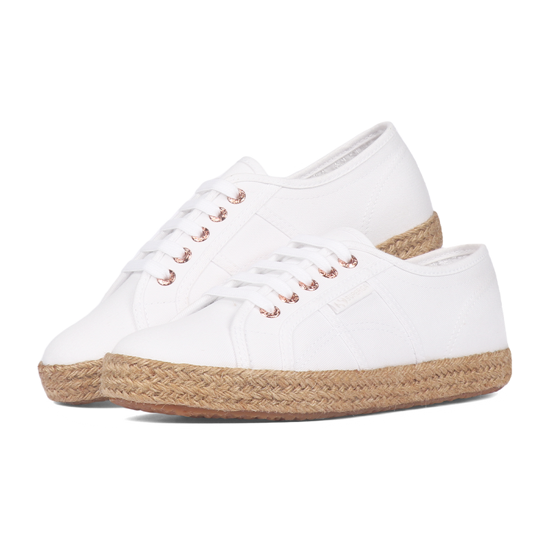 Superga platform 2025 espadrille white